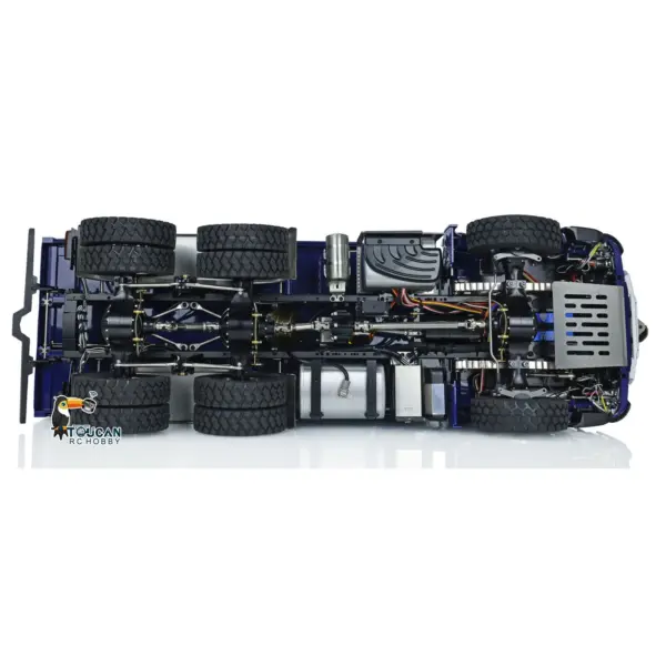 LESU 1/14 3Axles RC Hydraulic Dumper Truck 3348 6X6 Remote Control Car Painted Assembled Upgrade Hobby Model