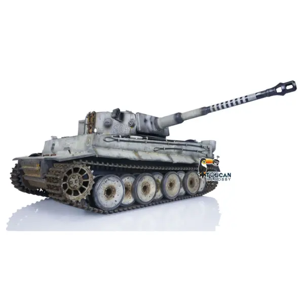 1/16 Heng Long 1/16 RC Tank Upgraded German Tiger I 7.0 Radio Controlled Military Carual Spray Vehicle 3818 360