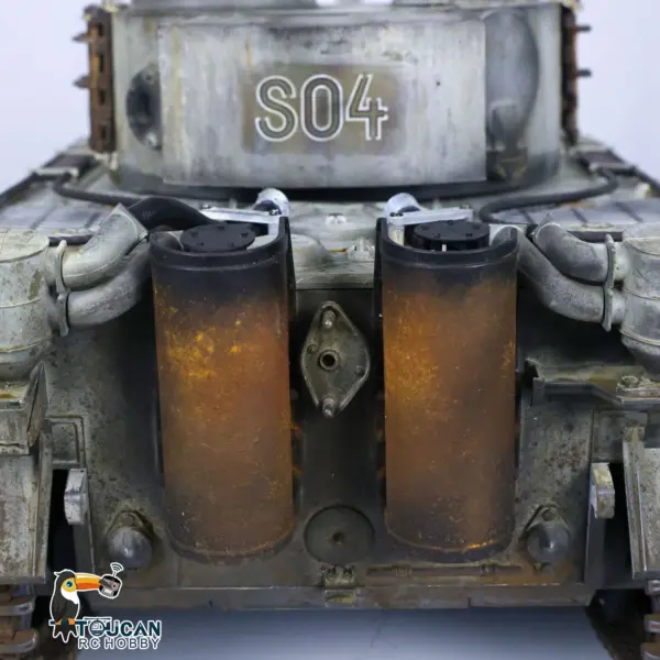 1/16 Heng Long 1/16 RC Tank Upgraded German Tiger I 7.0 Radio Controlled Military Carual Spray Vehicle 3818 360