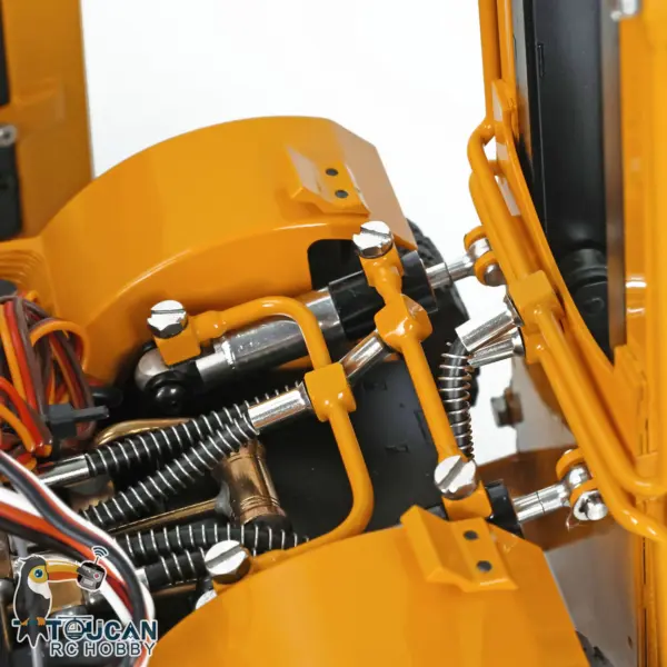 1/14 Metal LESU Assembled and Painted RC RTR Model forklift Truck Light Sound Motor Servo ESC Flysky FS Transmitter Receiver
