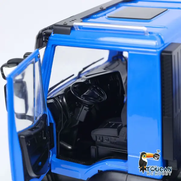 Metal 1/14 4x4 RC Hydraulic Dump Truck Customized Radio Control Tipper Car Simulation Model FlySky ST8 Assembled and Painted
