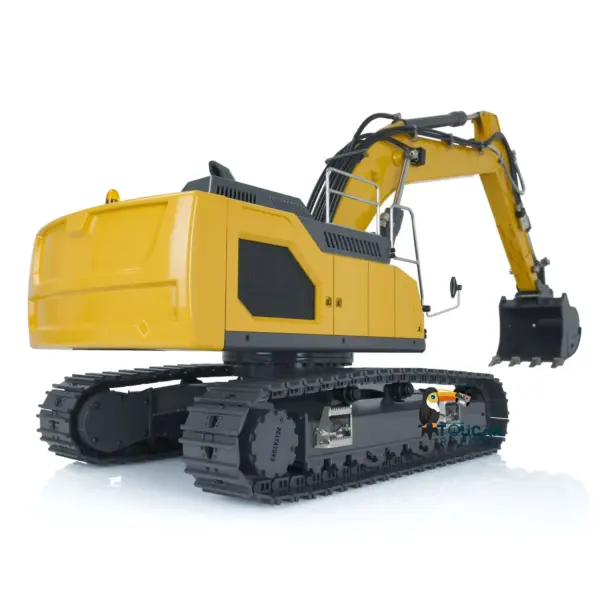 XDRC 1/14 Metal Assembled Hydraulic RTR RC Excavator Upgraded 5CH Valve RC Digger 945 W/ PL18EV Controller Light Sound System