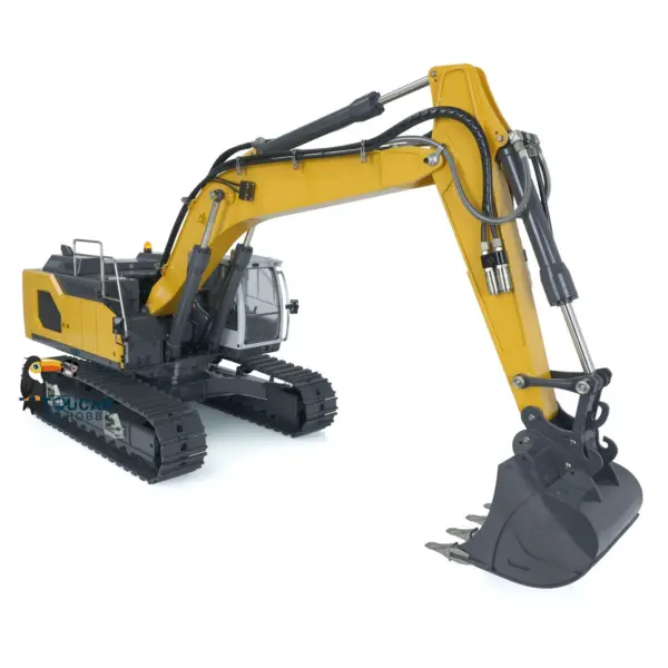 XDRC 1/14 Metal Assembled Hydraulic RTR RC Excavator Upgraded 5CH Valve RC Digger 945 W/ PL18EV Controller Light Sound System