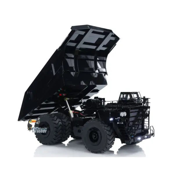 1:20 793D RC Hydraulic Mining Truck Metal Remote Controlled Dump Tipper Cars Simulation Hobby Model DIY Vehicle ESC Servo Motor
