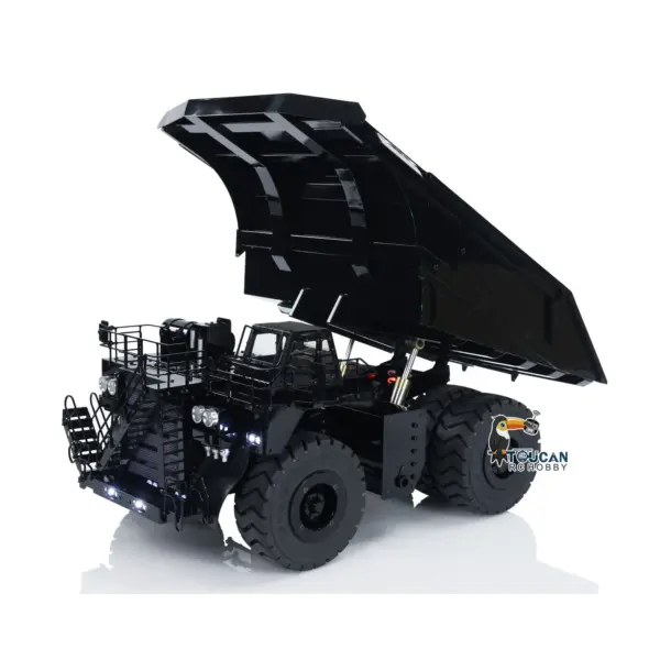 1:20 793D RC Hydraulic Mining Truck Metal Remote Controlled Dump Tipper Cars Simulation Hobby Model DIY Vehicle ESC Servo Motor