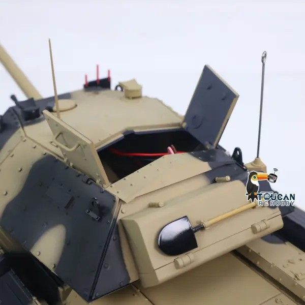 1/16 2.4G RC Military Tank CoolBank Crusader MK III Wireless Control Battle Tank Model 360??Turret Rotary Smoke Sound Lights RTR