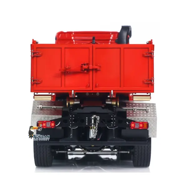 1/14 8x8 RC Hydraulic Roll On Off Full Dump Truck Remote Control Dumper Car Simulation Model PNP Version Light Sound System