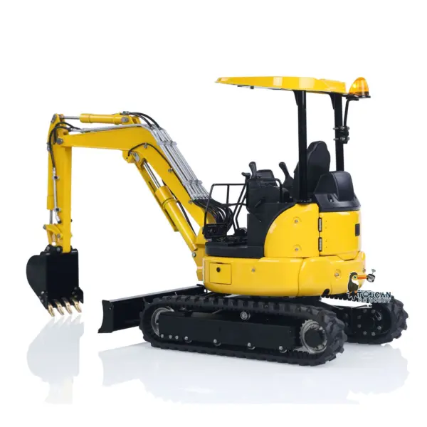 LESU 1/14 Mini RC Hydraulic Excavator PC30 Metal 6CH Valve Digger ST8 Radio Controlled Simulation Engineering Vehicle Model Toy