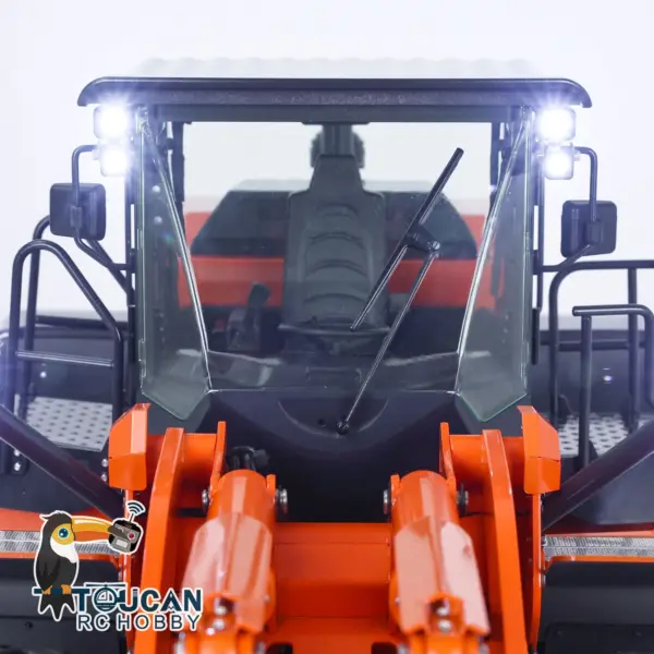 JDMODEL Metal 1/14 RC RTR Hydraulic Loader JDM-198 ZW370 Models W/ 2-Speed Transmission Battery Pump Servo ESC