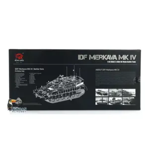 1:16 Heng Long 3958 RC Main Battle Tank IDF Merkava MK IV FPV Upgrade Edition W/ Metal Tracks 360 Rotating Barrel Recoil