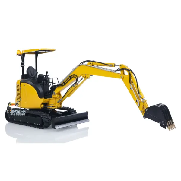 LESU 1/14 Mini RC Hydraulic Excavator PC30 Metal 6CH Valve Digger ST8 Radio Controlled Simulation Engineering Vehicle Model Toy