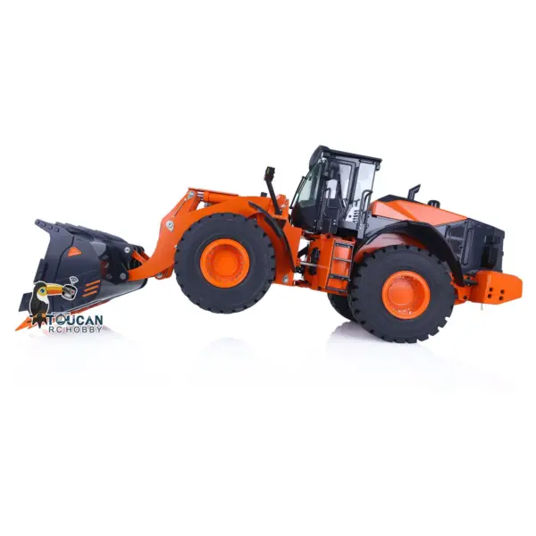 JDMODEL Metal 1/14 RC RTR Hydraulic Loader JDM-198 ZW370 Models W/ 2-Speed Transmission Battery Pump Servo ESC