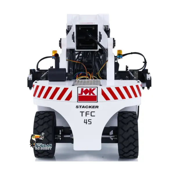 JX-KCK TFC45 1/14 RC Hydraulic Frontal Crane Reach Stacker Radio Control Container Handler Painted Assembled Model PNP Version