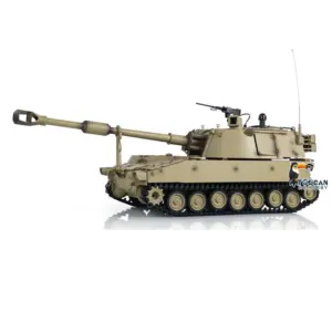 1/16 Tongde RC Tank M109A2 Self-propelled Howitzer RTR Infrared BB Shooting Barrel Recoil Model Toys Military Vehicle