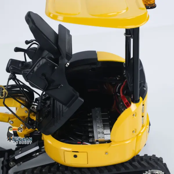 LESU 1/14 Mini RC Hydraulic Excavator PC30 Metal 6CH Valve Digger ST8 Radio Controlled Simulation Engineering Vehicle Model Toy
