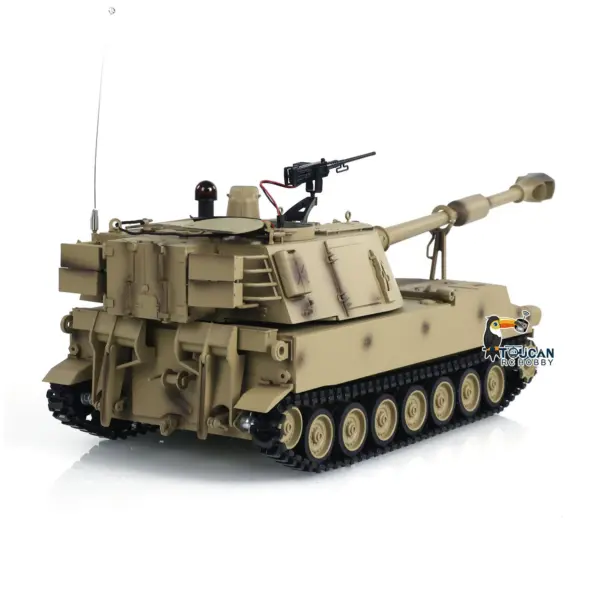 1/16 Tongde RC Tank M109A2 Self-propelled Howitzer RTR Infrared BB Shooting Barrel Recoil Model Toys Military Vehicle