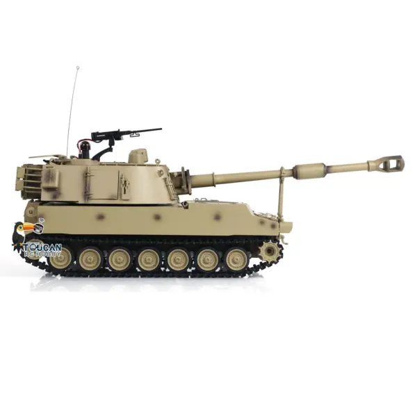 1/16 Tongde RC Tank M109A2 Self-propelled Howitzer RTR Infrared BB Barrel Recoil Smoke Military Armored Model
