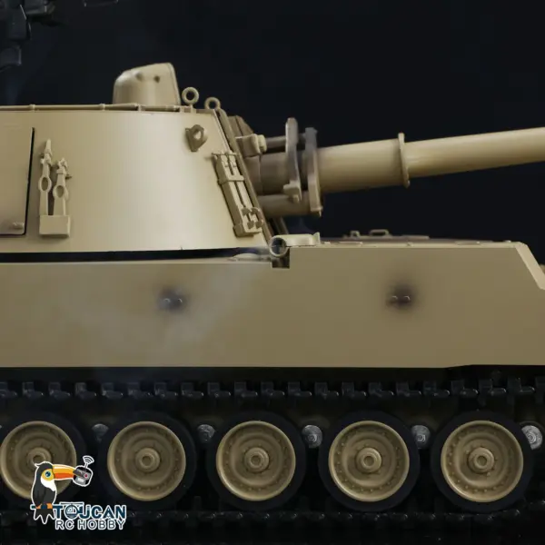 1/16 Tongde RC Tank M109A2 Self-propelled Howitzer RTR Infrared BB Shooting Barrel Recoil Model Toys Military Vehicle