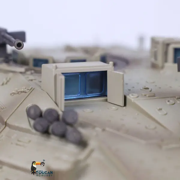 IDF Merkava MK IV 3958 with Full Metal for Heng Long 1/16 RC Battle Tank Vehicle lnfrared Fighting Laser Aming Lights