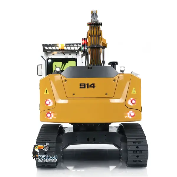 1/14 RC Hydraulic Excavator 914 5-ways Valve Metal Remote Control Digger Model