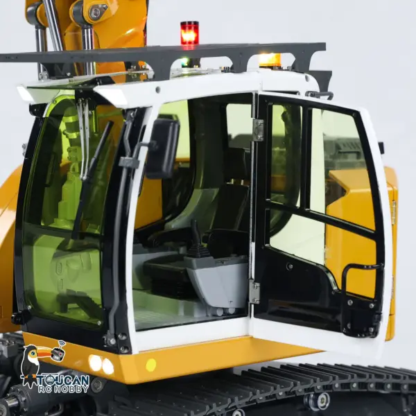 1/14 RC Hydraulic Excavator 914 5-ways Valve Metal Remote Control Digger Model