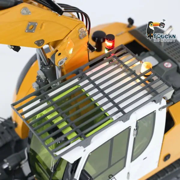 CUT 1/14 Scale 914 5-ways Radio Control Hydraulic Excavator Valve Metal Remote Control Earth Digger Hobby Model RTR Machine ESC Servo Motor