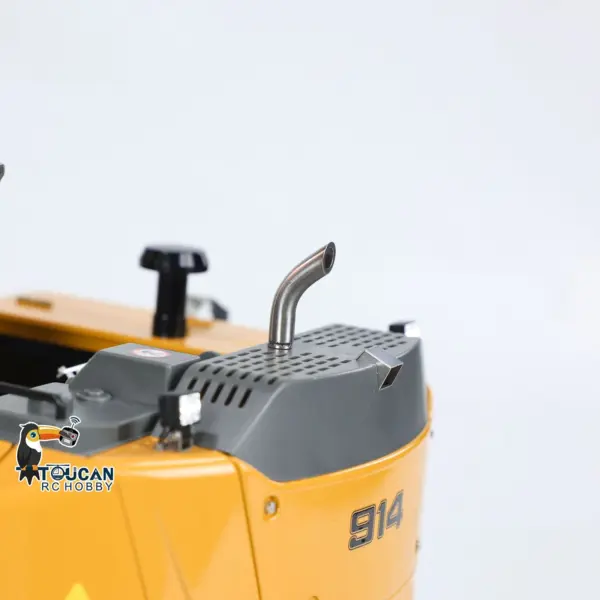CUT 1/14 Scale 914 5-ways Radio Control Hydraulic Excavator Valve Metal Remote Control Earth Digger Hobby Model RTR Machine ESC Servo Motor