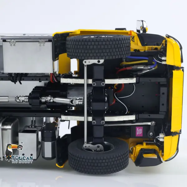 RTR 1/14 RC Hydraulic Tipper 6X6 Metal Chassis 2Speed Model Car Remote Control Dumper Truck NO Lock Light Sound Radio Battery