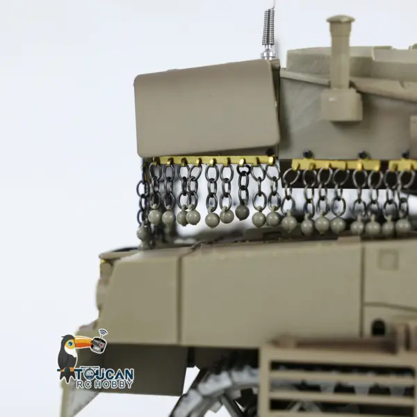 1:16 Heng Long 3958 RC Main Battle Tank IDF Merkava MK IV FPV Upgrade Edition W/ Metal Tracks 360 Rotating Barrel Recoil