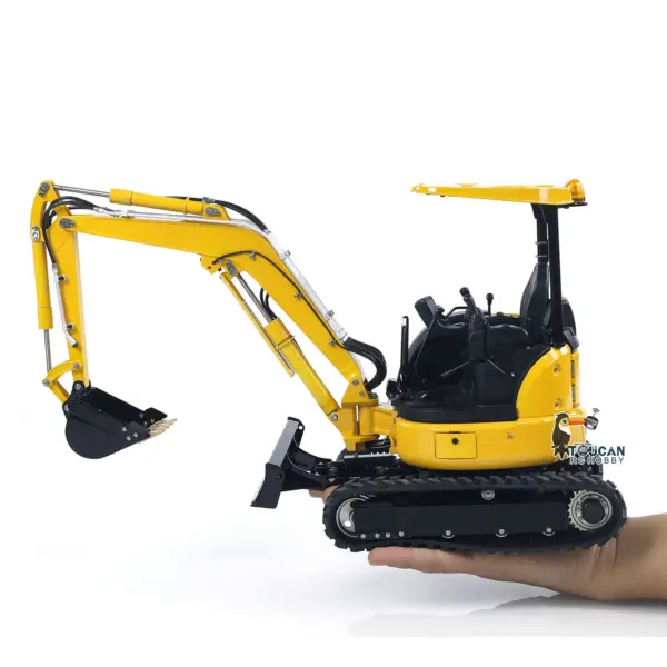 LESU 1/14 Mini RC Hydraulic Excavator PC30 Metal 6CH Valve Digger ST8 Radio Controlled Simulation Engineering Vehicle Model Toy