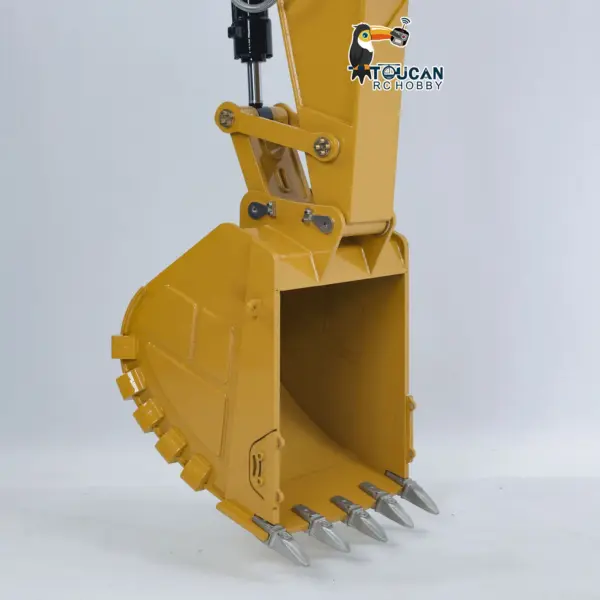 6015B Metal 1/14 Assembled Hydraulic RC Excavator Remote Control Heavy Duty Diggers Model PL18 EVLite ESC Construction Cars