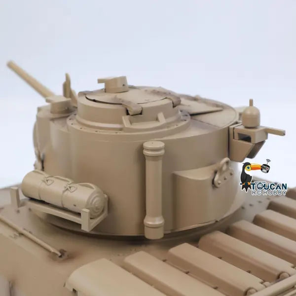 Tongde 1/16 Remote Control Military Tank Matilda III IV Turret Rotation 320 Degree IR Lights Sounds RC Electric Model Smoke Unit