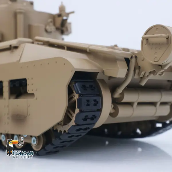 Tongde 1/16 Remote Control Military Tank Matilda III IV Turret Rotation 320 Degree IR Lights Sounds RC Electric Model Smoke Unit