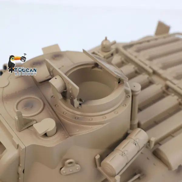 Tongde 1/16 Remote Control Military Tank Matilda III IV Turret Rotation 320 Degree IR Lights Sounds RC Electric Model Smoke Unit
