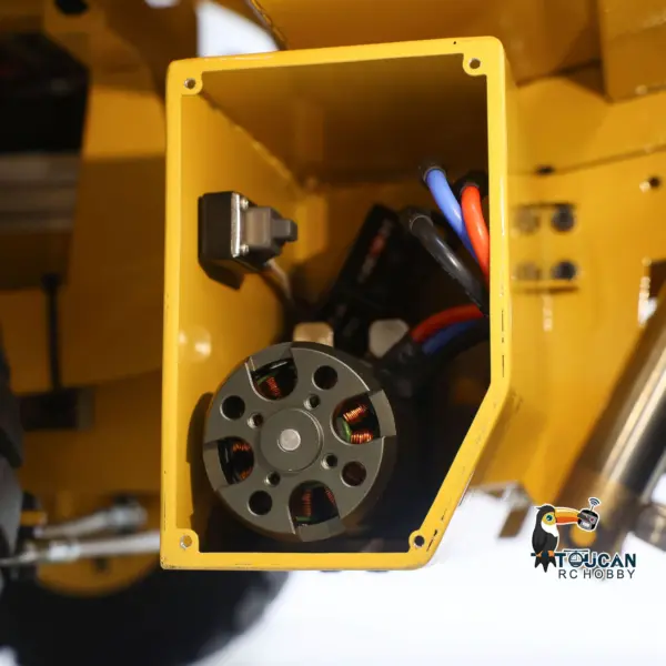 1/20 Metal RC Hydraulic Mine Truck 793D Assembled Dumper Servo Motor I6X Radio Lights Warning Sound System Car Model