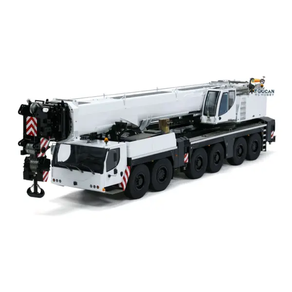 Eyewhale 1/14 RC Hydraulic Mobile Crane Truck Construction Vehicle Heavy Machine FlySky PL18EV Remote Controller Assembled Model