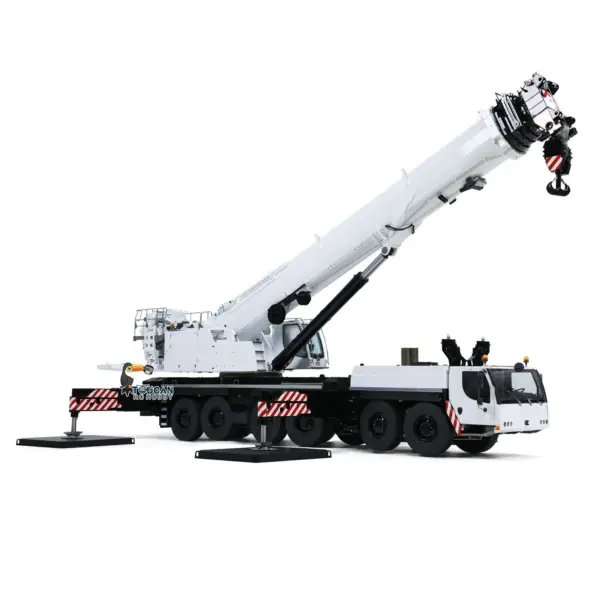 Eyewhale 1/14 RC Hydraulic Mobile Crane Truck Construction Vehicle Heavy Machine FlySky PL18EV Remote Controller Assembled Model