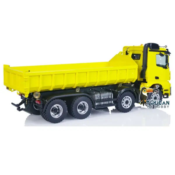 Customized LESU 1/14 8x8 Hydraulic Machine RC Dumper Truck Remote Control Full Dump Car Hobby Model Sound RTR Painted Assembled Toy