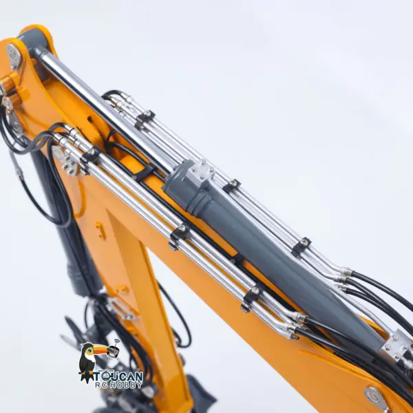 LR914 PRO MAX Metal 4WD 1/14 RC Hydraulic Wheeled Excavator 11-ways Valve RTR Radio Controlled Digger PL18EV Lite Battery Light