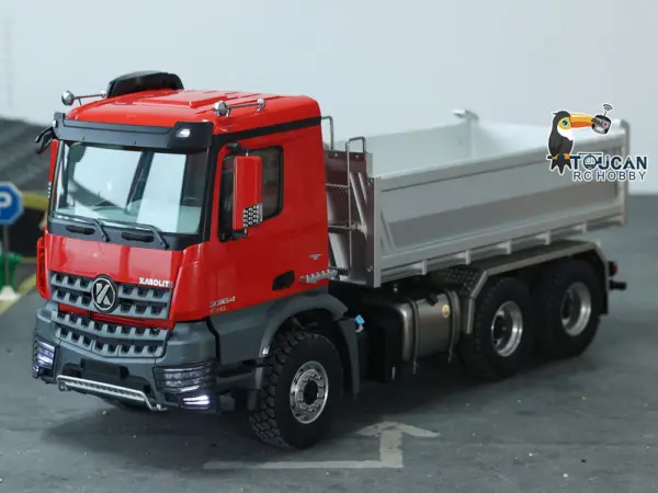 Kabolite 1/14 6*6 K3364 RC Metal Hydraulic Dump Truck Assembled and Painted Vehicles Remote Control Tipper Cars Models ESC Motor