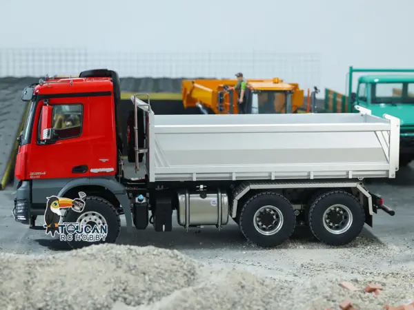 Kabolite 1/14 6*6 K3364 RC Metal Hydraulic Dump Truck Assembled and Painted Vehicles Remote Control Tipper Cars Models ESC Motor