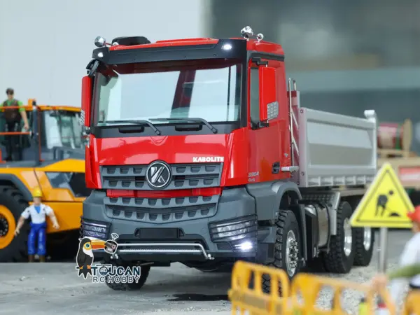 Kabolite 1/14 6*6 K3364 RC Metal Hydraulic Dump Truck Assembled and Painted Vehicles Remote Control Tipper Cars Models ESC Motor