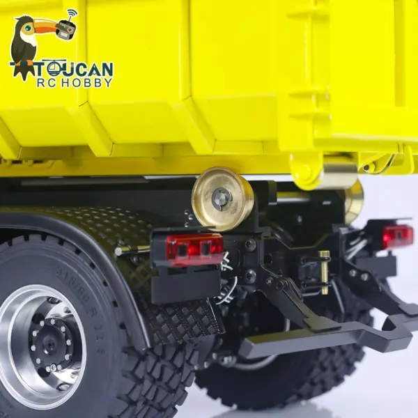 Customized LESU 1/14 8x8 Hydraulic Machine RC Dumper Truck Remote Control Full Dump Car Hobby Model Sound RTR Painted Assembled Toy
