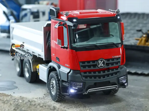 Kabolite 1/14 6*6 K3364 RC Metal Hydraulic Dump Truck Assembled and Painted Vehicles Remote Control Tipper Cars Models ESC Motor