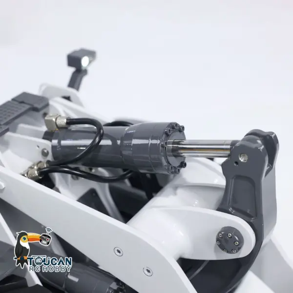XDRC 1/14 Scale Hydraulic RC Loader 580 Radio Control Construction Vehicle Electric Model Sound Light DIY Cars