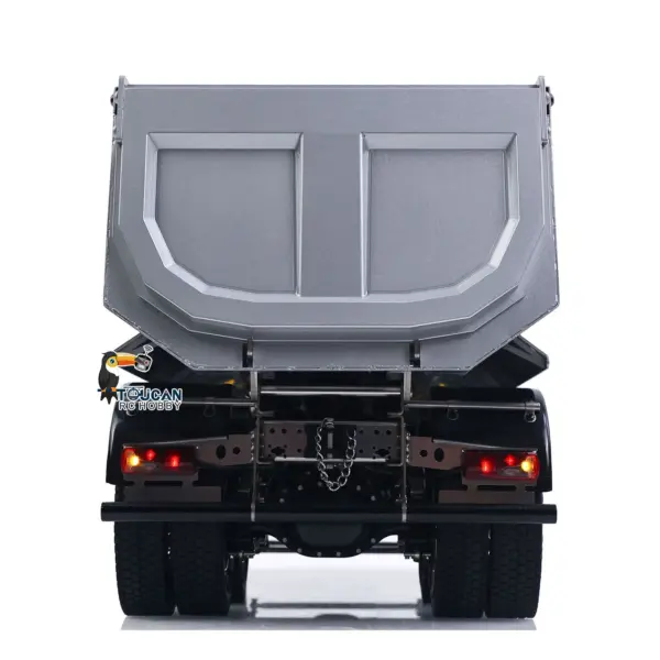 Double E 1/14 8X8 Remote Control Hydraulic Dump Truck 2Speed RC Model Tipper Metal Chassis Differential Lock FLYSKY ST8 Radio