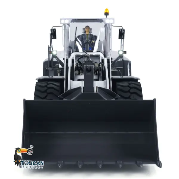 XDRC 1/14 Scale Hydraulic RC Loader 580 Radio Control Construction Vehicle Electric Model Sound Light DIY Cars