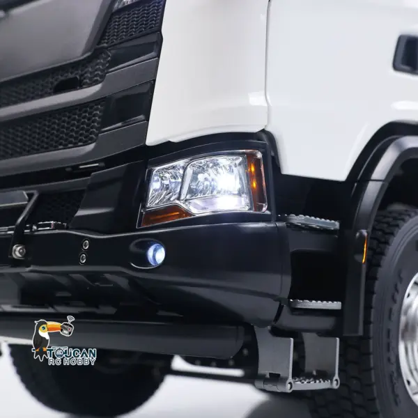 Double E 1/14 8X8 Remote Control Hydraulic Dump Truck 2Speed RC Model Tipper Metal Chassis Differential Lock FLYSKY ST8 Radio