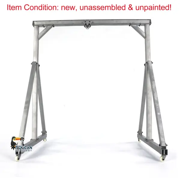 JDModel Metal Chain Block Hoist Gantry Crane for 1/14 RC Crane Remote Control Engineering Vehicles Model