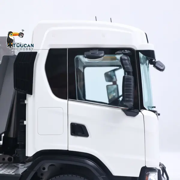 Double E 1/14 8X8 Remote Control Hydraulic Dump Truck 2Speed RC Model Tipper Metal Chassis Differential Lock FLYSKY ST8 Radio